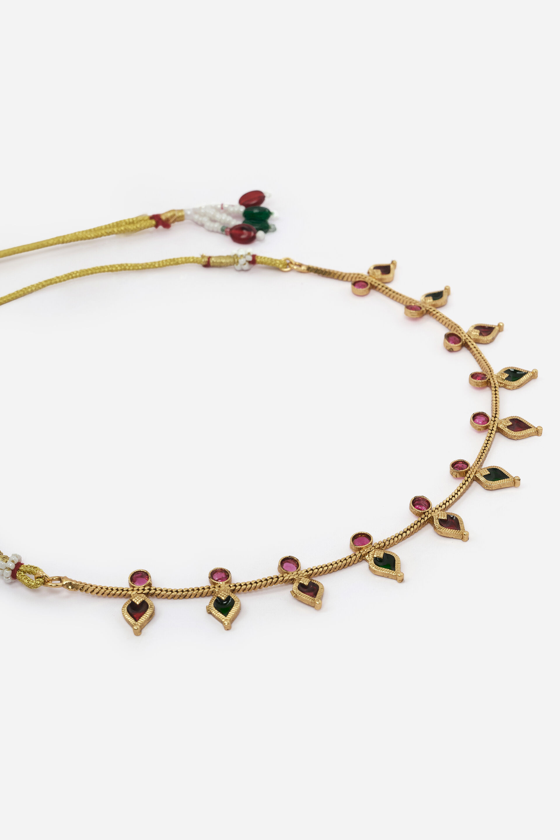 Elegant Green & Red Necklace, , image 2